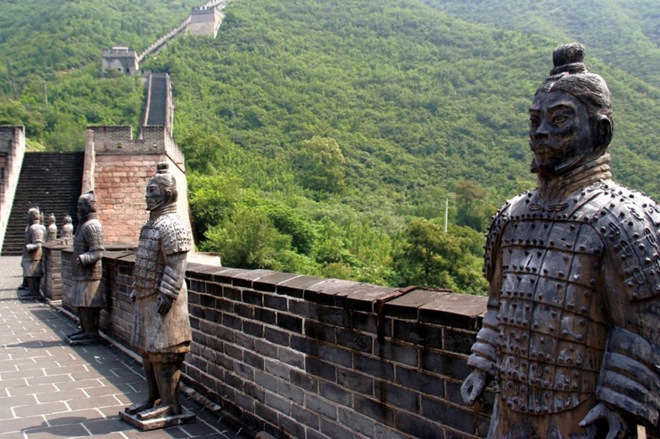 Chinesische Mauer Friedhof