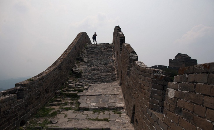 Erosion der Chinesischen Mauer