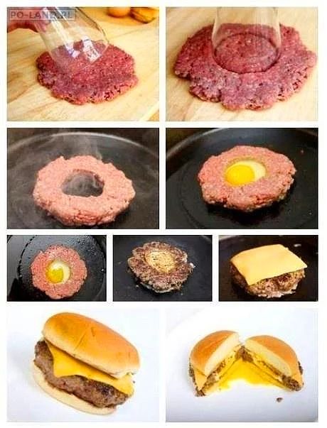 Wie man einen Hamburger macht